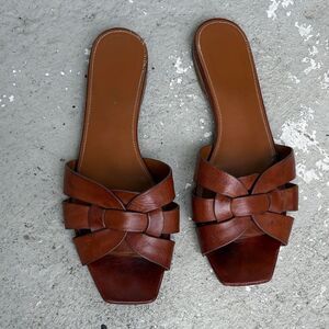 Saint Laurent tribute mules